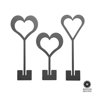 8" Stand-Up Hearts (Two Styles) - Romantic Date Night Decorations