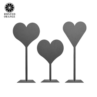 8" Stand-Up Hearts (Two Styles) - Romantic Date Night Decorations