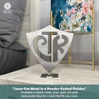 Choose the Right Stand Up Shield With Name - CTR Custom Metal Sign Baptism Boy and Girl Gifts