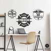 Everyday Heroes Signs - Firefighter, EMT, Doctors or Medical Office Name Plates For Wall or Tabletop