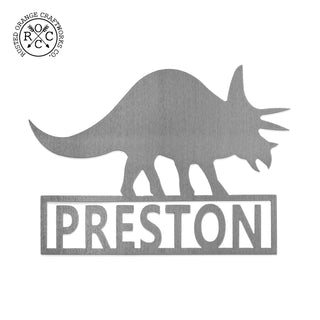 Dinosaur Signs - Personalized Dinosaur Decor with Child's Name For Boys and Girls