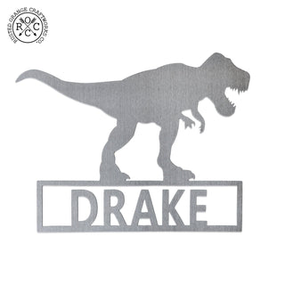 Dinosaur Signs - Personalized Dinosaur Decor with Child's Name For Boys and Girls