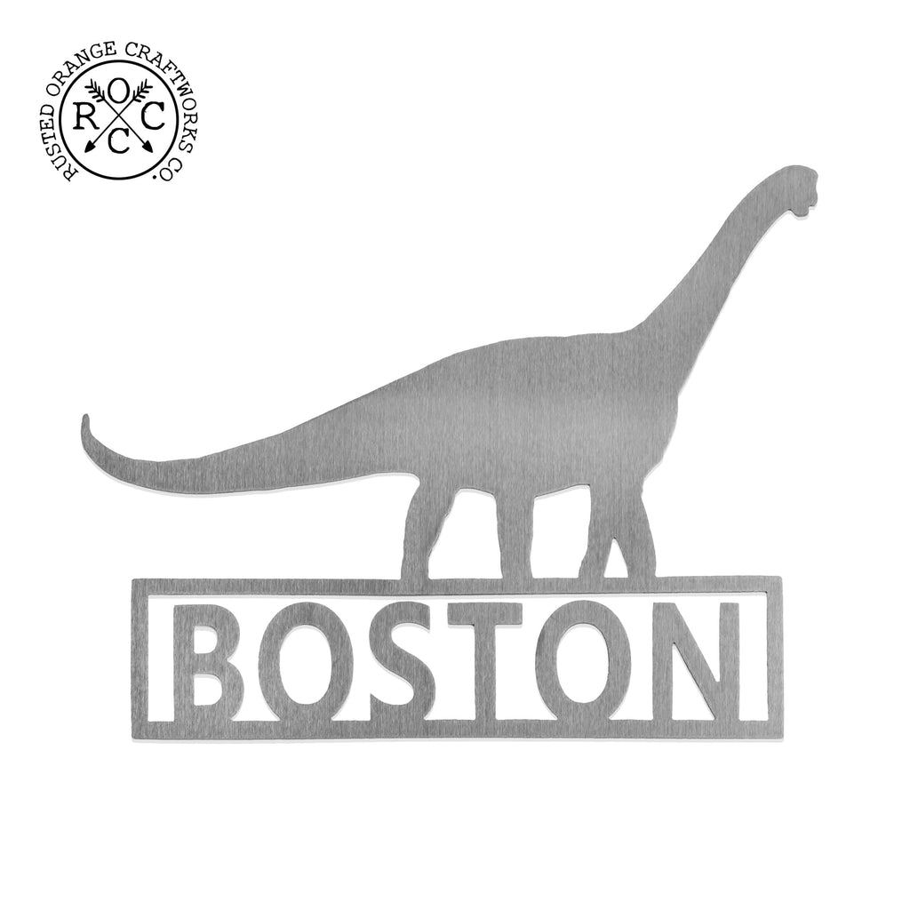 Dinosaur Signs - Personalized Dinosaur Decor with Child's Name For Boys and Girls