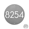 Downing Custom Address Plaque - 2 Sizes - Circular Address Plaque for House Numbers