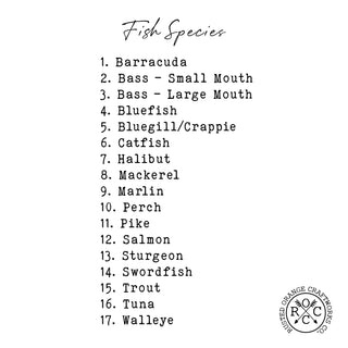 Fish with Name - 3 pack - Fishing Father's Day, Dad, Grandpa Gift