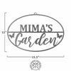 Garden Custom Ovals - 4 Styles - Personalized Garden Signs Decorative Outdoor