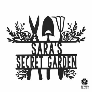 Find Me In The Garden Custom Sign - 2 Styles - Personalized Gardening Decor Outdoor Signs