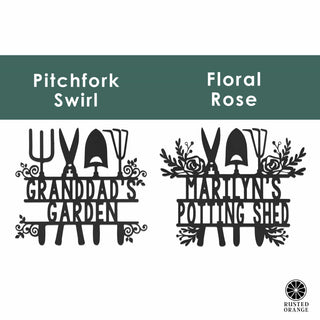 Find Me In The Garden Custom Sign - 2 Styles - Personalized Gardening Decor Outdoor Signs