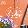 Garden Custom Ovals - 4 Styles - Personalized Garden Signs Decorative Outdoor