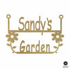 Garden Hanger Sign - 2 Styles - Decorative Garden Signs Gifts for Men and Women