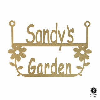 Garden Hanger Sign - 2 Styles - Decorative Garden Signs Gifts for Men and Women