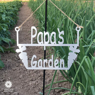 Garden Hanger Sign - 2 Styles - Decorative Garden Signs Gifts for Men and Women