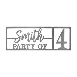 Here for the Party - Wall Decor Personalized Name Sign for Home