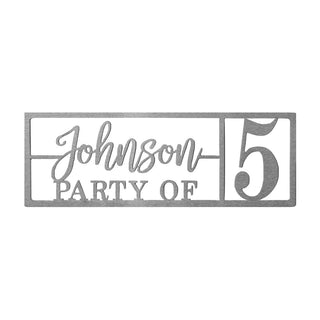 Here for the Party - Wall Decor Personalized Name Sign for Home