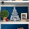 15" Metal Stand-Up Trees (2 Styles) - Metal Christmas Tree Cutout Holiday Decor