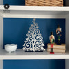 15" Metal Stand-Up Trees (2 Styles) - Metal Christmas Tree Cutout Holiday Decor