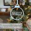 Amelia Jane Ornament - 2 Please - Customized Christmas Ornament for Christmas Tree