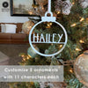 Amelia Jane Ornament Collection - 5 pack - Customized Christmas Ornament