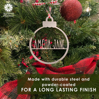 Amelia Jane Ornament Collection - 5 pack - Customized Christmas Ornament