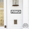 Hello, Stranger Porch Signs - 3 Styles - Metal Welcome Signs for Door