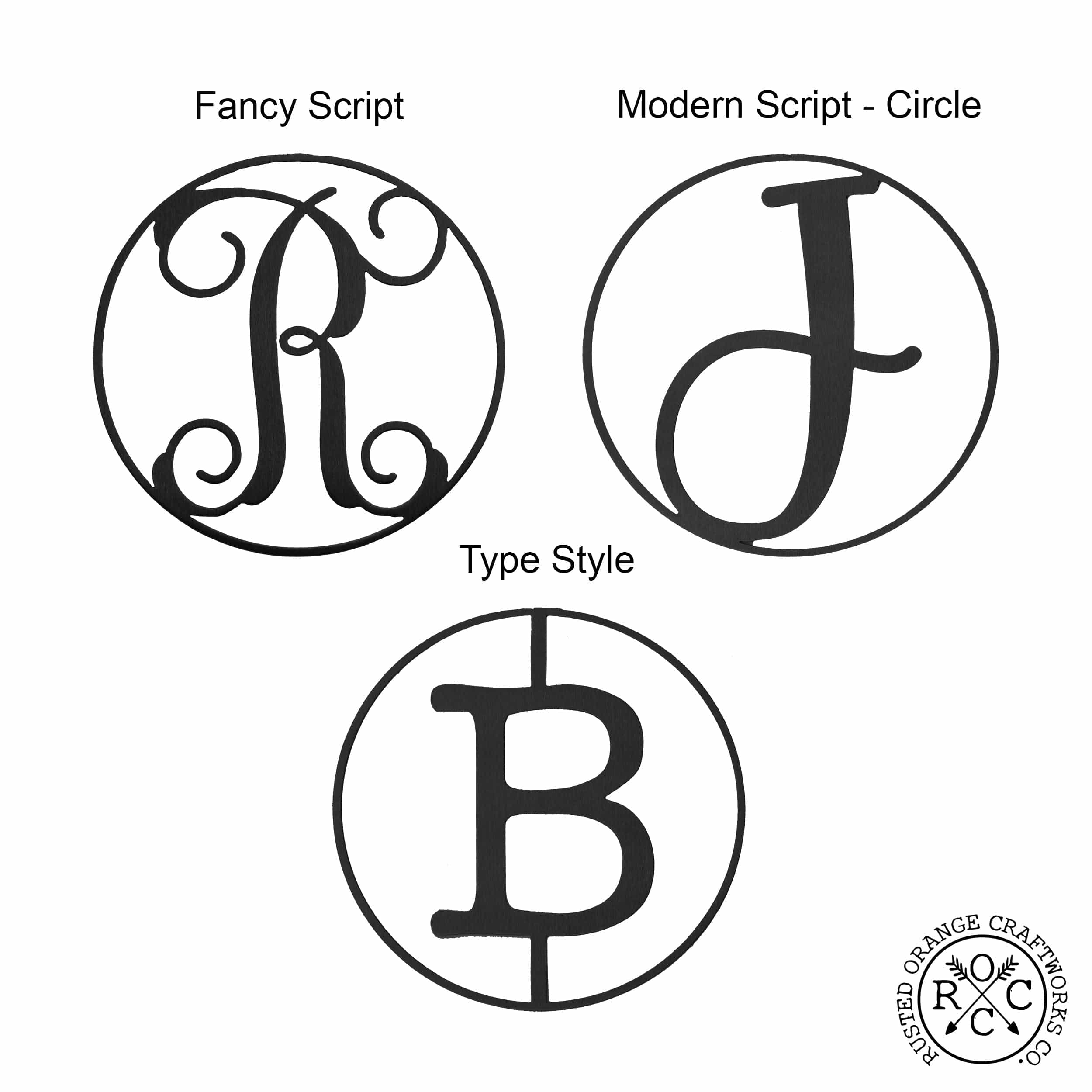 Monogramia Single Lettering 10