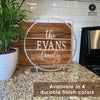 Anderson Tabletop or Shelf Personalized Name Sign - 2 Styles - Last Name Signs