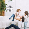 Circle Monogram With Name -  Monogram Last Name Signs for Home
