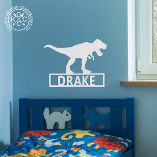 Dinosaur Signs - Personalized Dinosaur Decor with Child's Name For Boys and Girls