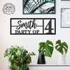 Here for the Party - Wall Decor Personalized Name Sign for Home