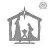 9" Nativity Silhouette - 4 Styles - Birth of Jesus Scene Figures