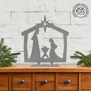 9" Nativity Silhouette - 4 Styles - Birth of Jesus Scene Figures