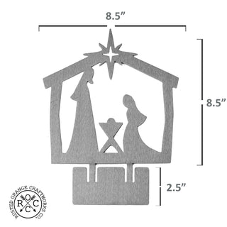 9" Nativity Silhouette - 4 Styles - Birth of Jesus Scene Figures