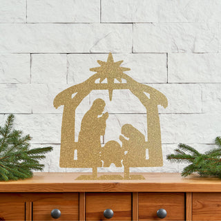 9" Nativity Silhouette - 4 Styles - Birth of Jesus Scene Figures