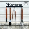 Grill Utensil Holder Personalized - Outdoor Grilling Organizer Accessory