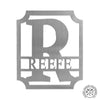Covington Monogram - Personalized Metal Family Last Name Sign for Home Decor