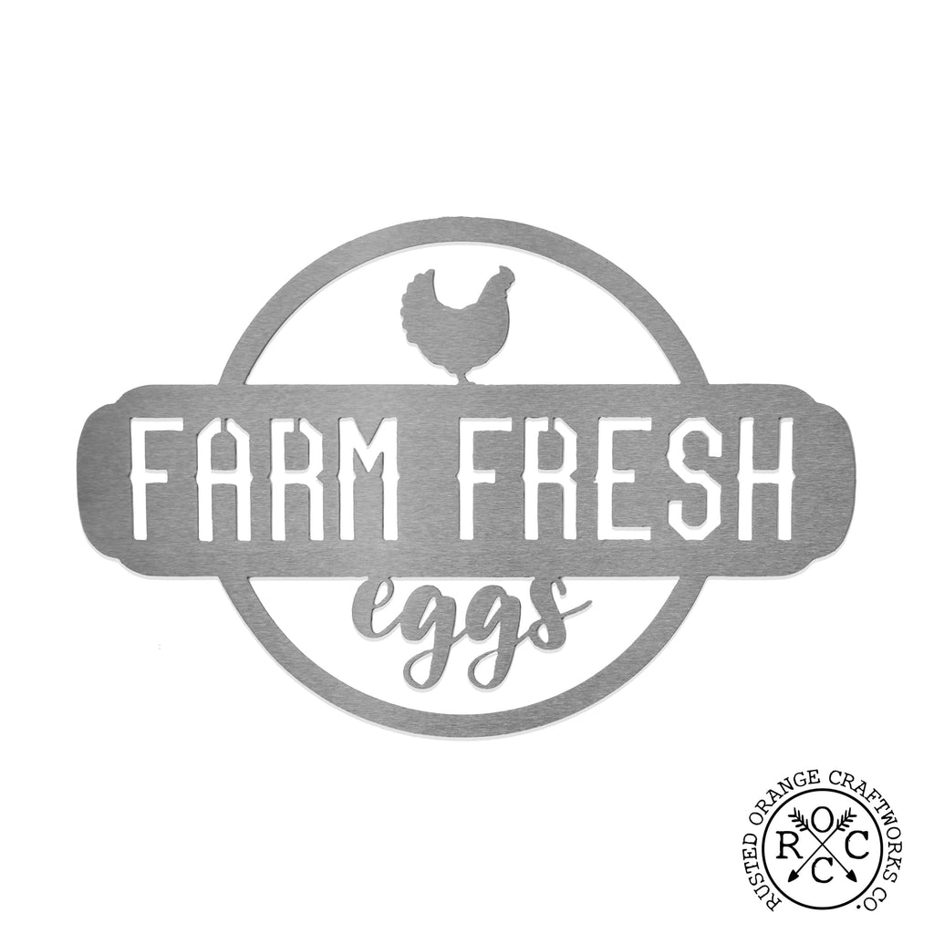 Farm Life Collection - Metal Chicken, Cow, and Bee Decorative Signs