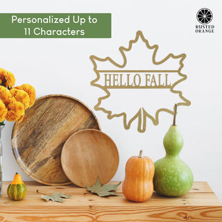 Autumn Leaves and Pumpkin Please Collection - Halloween Wall Decor
