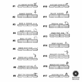 Award Rack - 30+ Styles - Medal Hanger Holder Display Rack for Awards or Ribbons