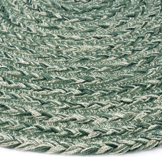 Capel Maritime 0396 Sea Weed 200 Area Rug Round Cross-Section Image