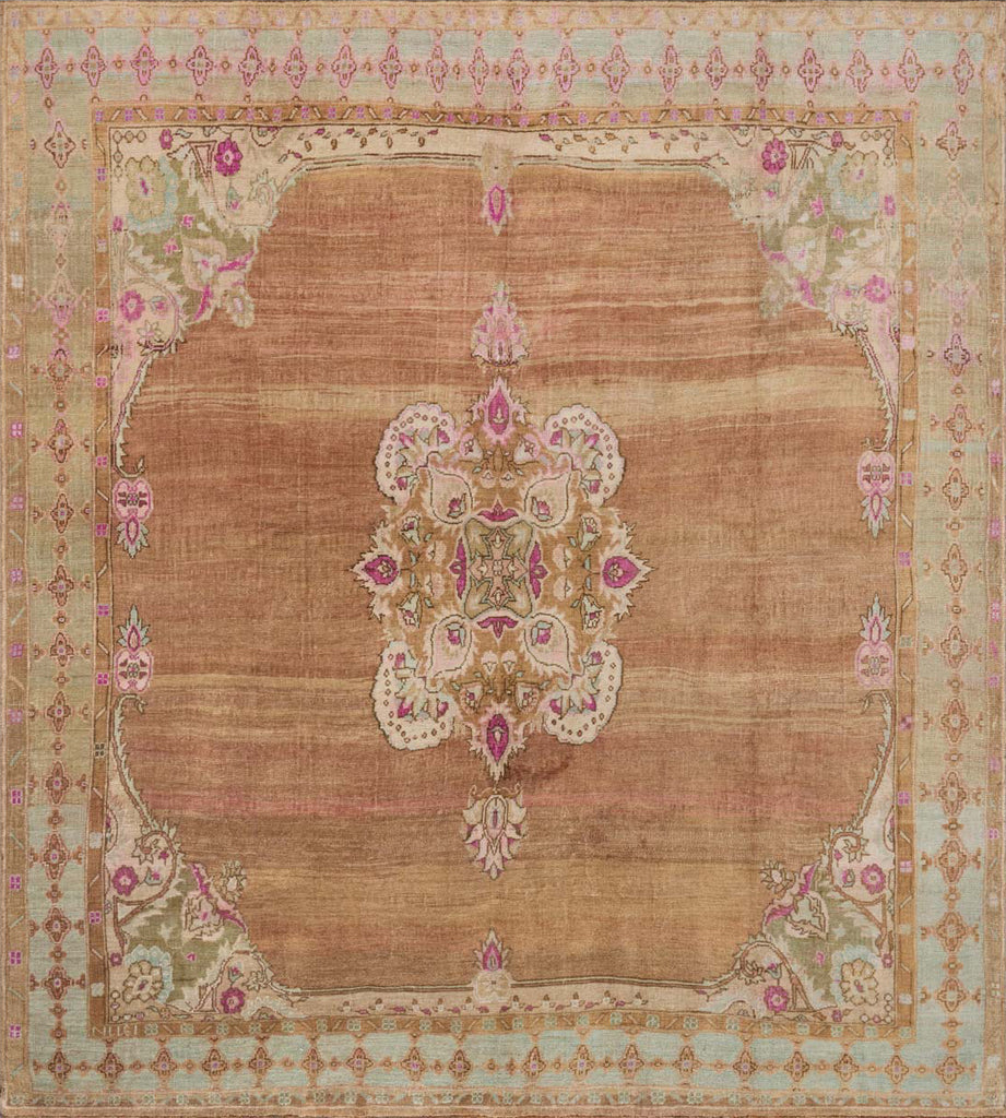 Loloi Turkish Hand Knots One-of-a-Kinds Beige/Terracotta Area Rug main image