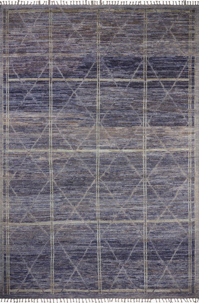 Loloi Pak Morrocan One-of-a-Kinds Navy/Charcoal Area Rug main image