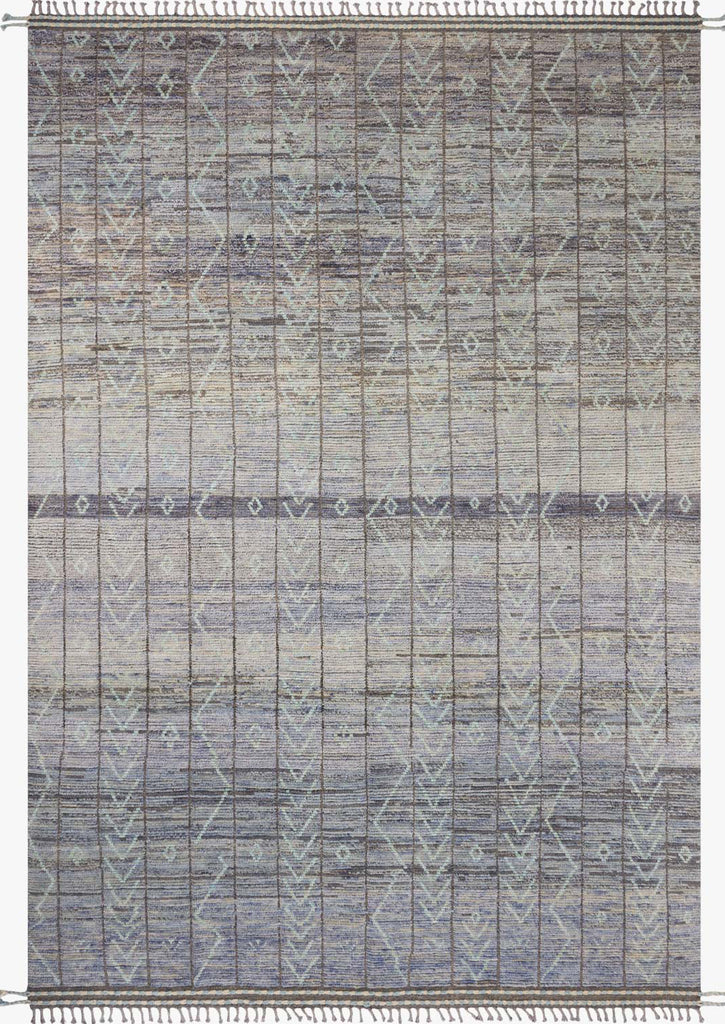 Loloi Pak Morrocan One-of-a-Kinds Slate/Beige Area Rug main image