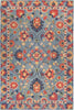 JazzyFloors Williamsburg 10829 Blue Area Rug