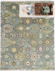 Capel Carenton-Eisley 1150 Teal 240 Area Rug Rectangle Roomshot Image 1 Feature