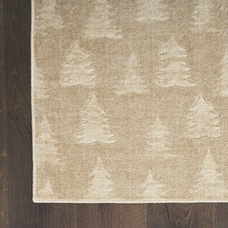 Nourison Accent Decor/Xmas 173JP Beige Area Rug Detail Image