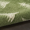Nourison Accent Decor/Xmas 173JP Olive Area Rug Corner Image