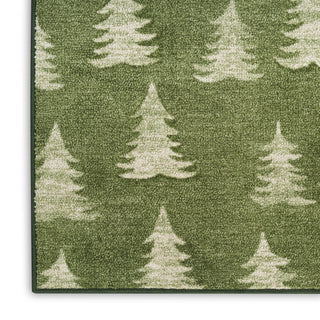 Nourison Accent Decor/Xmas 173JP Olive Area Rug T' R