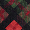 Nourison Accent Decor/Xmas 188JP Red Black Area Rug Swatch Image