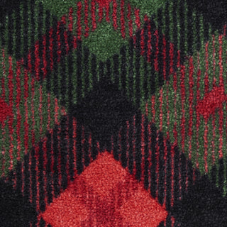 Nourison Accent Decor/Xmas 188JP Red Black Area Rug Swatch Image