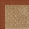 Capel Zelda-Basketweave 2085 Rusty Brown Area Rug